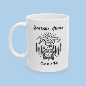 Personalized Quartzsite, Arizona Ceramic Mug