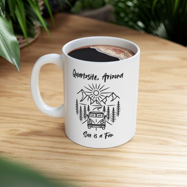 Personalized Quartzsite, Arizona Ceramic Mug - Image 4