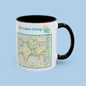Sun Lakes Living Coffee Mug Colorful Mugs, 11oz