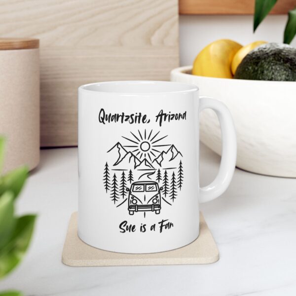 Personalized Quartzsite, Arizona Ceramic Mug - Image 3