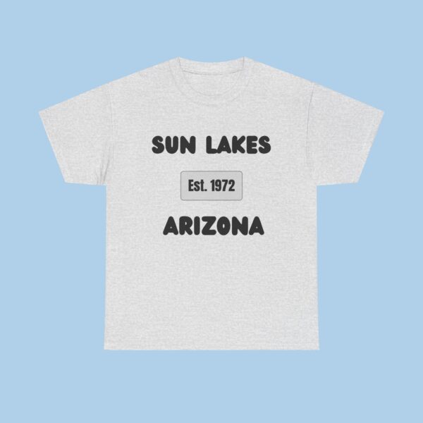 Sun Lakes, Arizona Established  Unisex Heavy Cotton Tee, gifts for her, gifts for him, senior gifts, 55 Plus community, t-shirt, Clothing