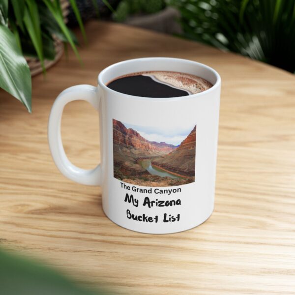 Grand Canyon Arizona Bucket List Ceramic Mug - Image 4