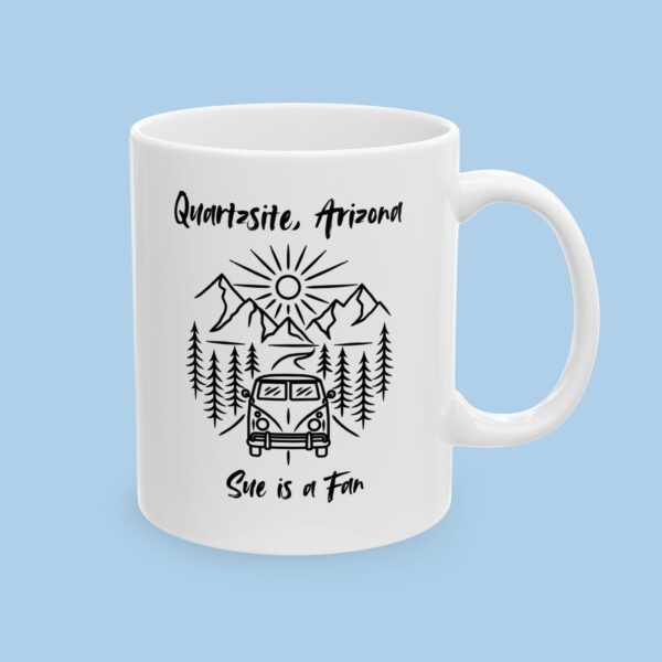 Personalized Quartzsite, Arizona Ceramic Mug - Image 2