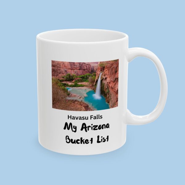 Havasu Falls  Arizona Bucket List - Ceramic Mug - Image 2